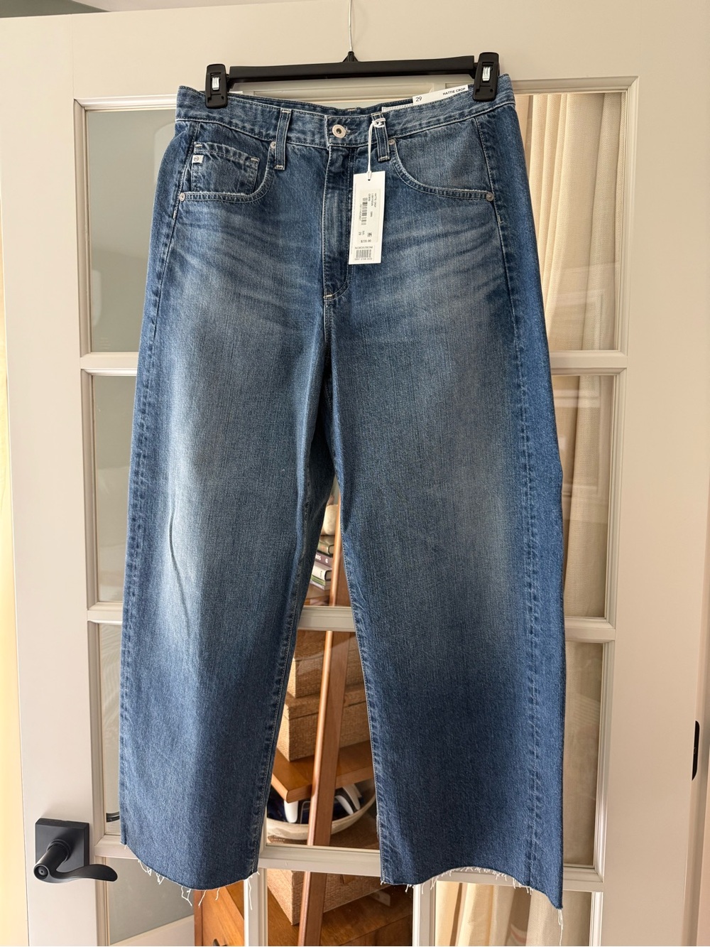 Women’s Wide-Leg Blue Denim Jeans